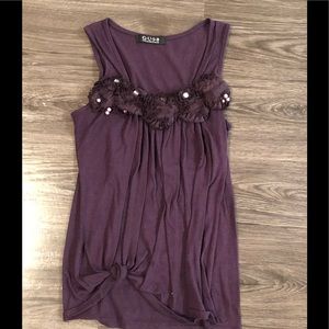 Floral Detailed Tank Top